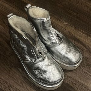 UGG Metallic booties